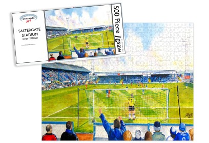 Saltergate Stadium Fine Art Jigsaw Puzzle - Chesterfield FC